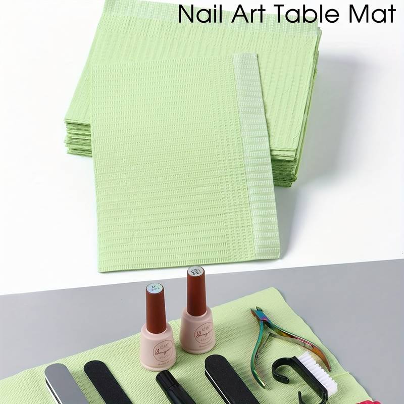 Disposable Nail Mats Waterproof Nail Art Table Mats Clean - Temu